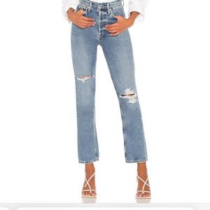 High Rise Straight Leg Jean